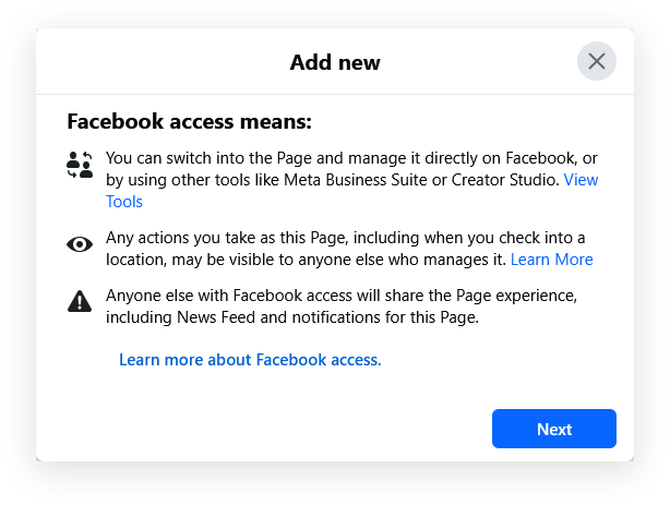 Facebook Access