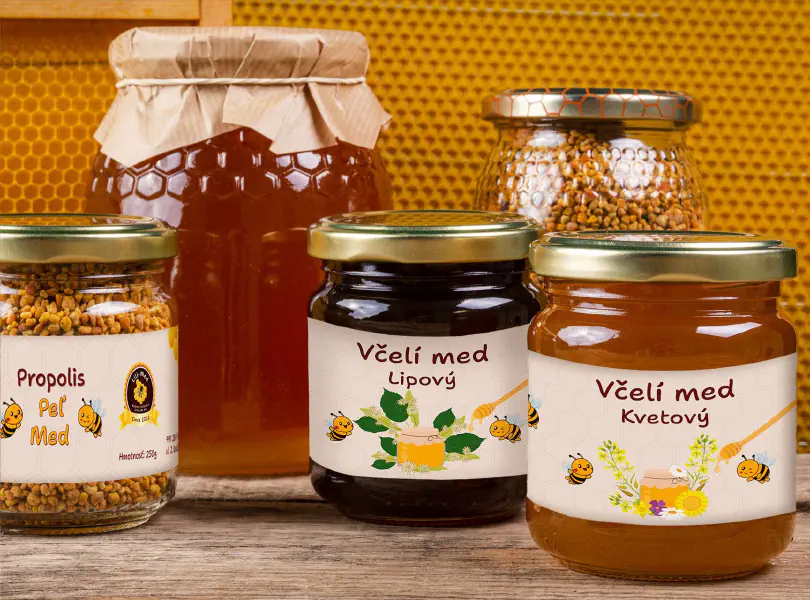 LILI-MED Honey Jar Label Packaging Design