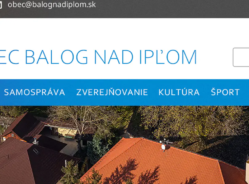 Részletes bepillantás az Ipolybalog Község weboldalába közelrő